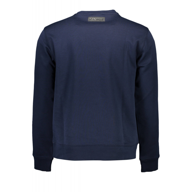 SUDADERA PLEIN SPORT SIN CREMALLERA HOMBRE AZUL