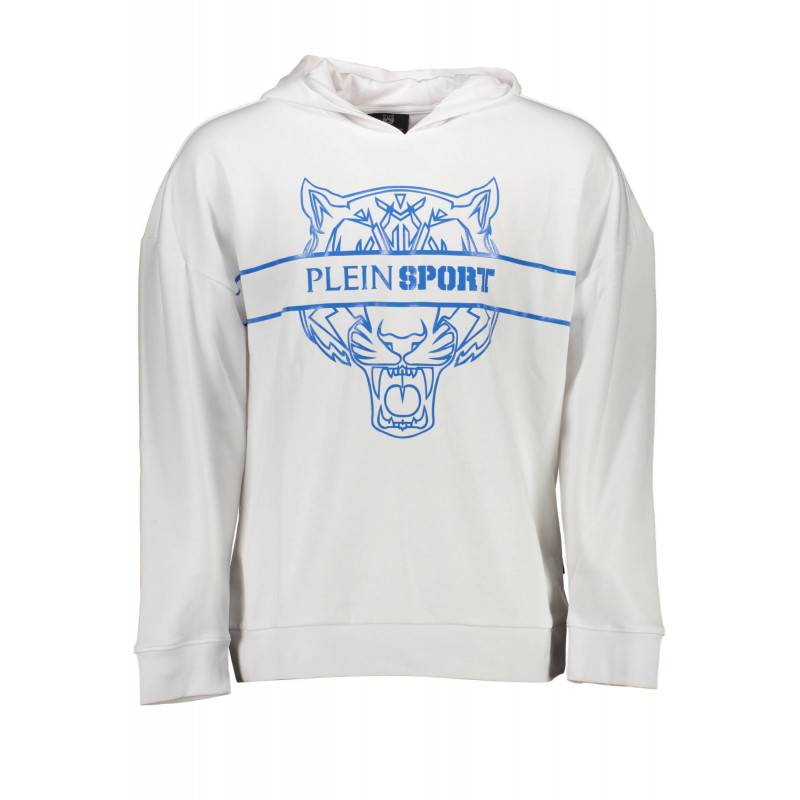 PLEIN SPORT SWEATSHIRT OHNE REISSVERSCHLUSS HERREN WEISS