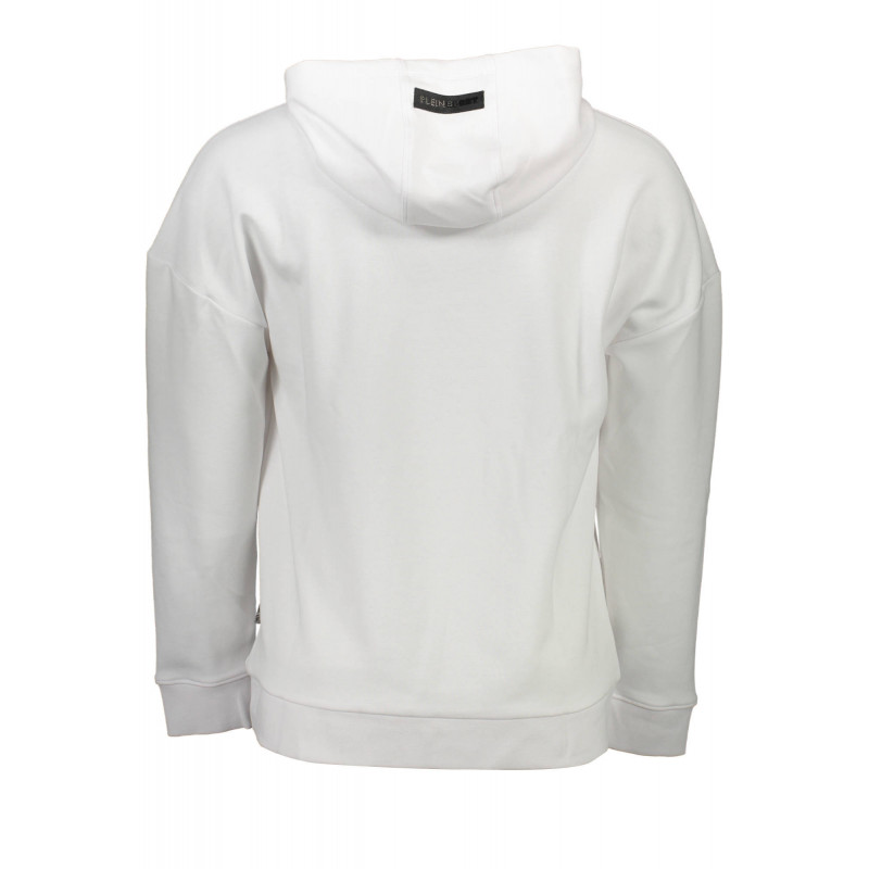 PLEIN SPORT SWEATSHIRT OHNE REISSVERSCHLUSS HERREN WEISS