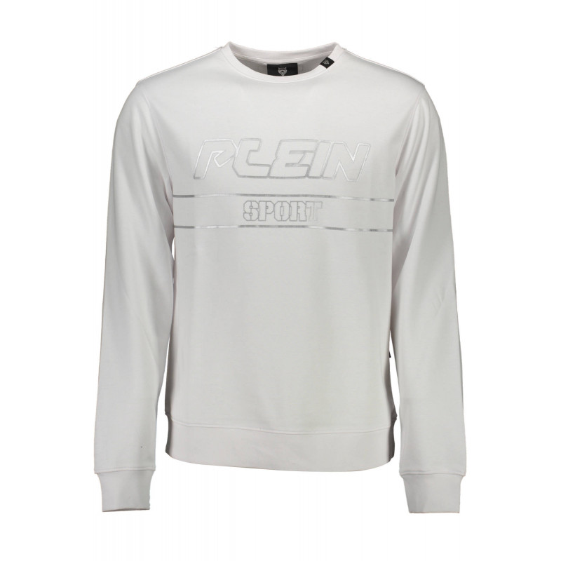 SWEAT PLEIN SPORT SANS ZIP HOMME BLANC