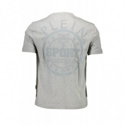 PLEIN SPORT T-SHIRT MANICHE CORTE UOMO GRIGIO