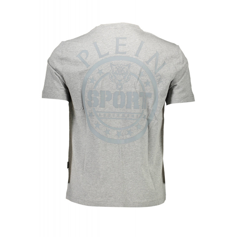 PLEIN SPORT T-SHIRT MANICHE CORTE UOMO GRIGIO