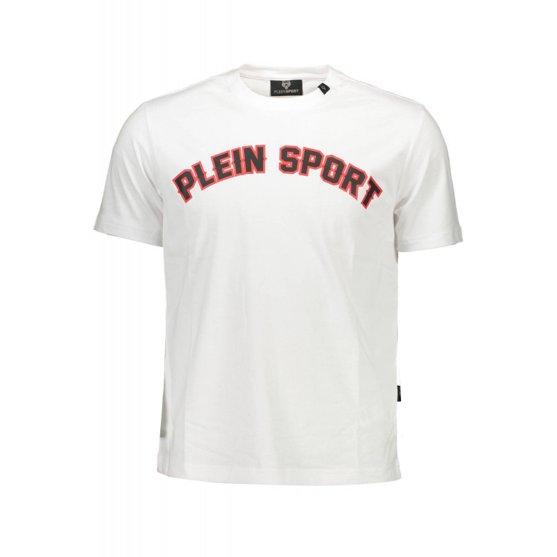 PLEIN SPORT T-SHIRT MANICHE CORTE UOMO BIANCO