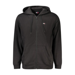 TOMMY HILFIGER HERREN-SWEATSHIRT MIT ZIP-UP SCHWARZ