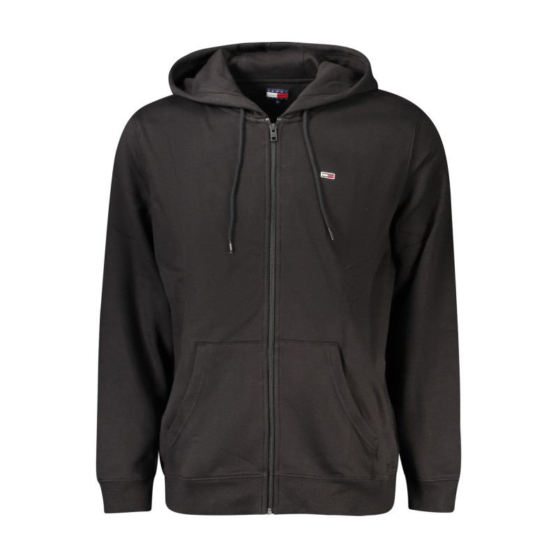 SWEAT-SHIRT ZIPPÉ POUR HOMMES TOMMY HILFIGER NOIR