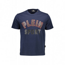 PLEIN SPORT MEN'S SHORT SLEEVE T-SHIRT BLUE