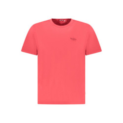 PEPE JEANS T-SHIRT MANICHE CORTE UOMO ROSSO