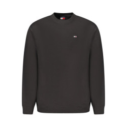 TOMMY HILFIGER MEN'S BLACK ZIP-UP SWEATSHIRT