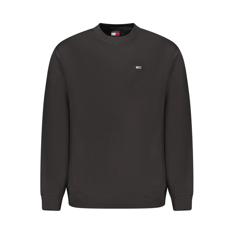 TOMMY HILFIGER FELPA SENZA ZIP UOMO NERO