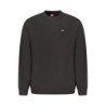 TOMMY HILFIGER MEN'S BLACK ZIP-UP SWEATSHIRT