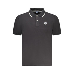 NORTH SAILS HERREN KURZARM POLO SCHWARZ
