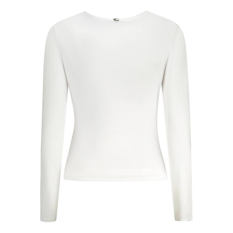 GUESS JEANS LONG SLEEVE T-SHIRT WOMEN WHITE