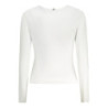 GUESS JEANS LONG SLEEVE T-SHIRT WOMEN WHITE