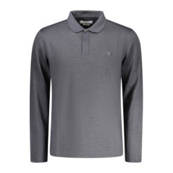 POLO MANGA LARGA GUESS JEANS HOMBRE NEGRO