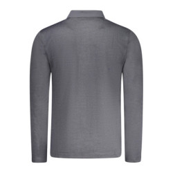 GUESS JEANS LONG SLEEVE POLO MEN BLACK