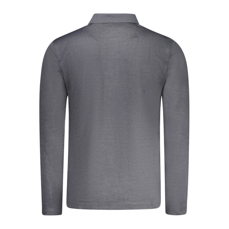 GUESS JEANS LONG SLEEVE POLO MEN BLACK