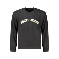 GUESS JEANS SWEATSHIRT WITHOUT ZIP MEN BLACK