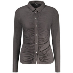 CHEMISE À MANCHES LONGUES GUESS JEANS FEMME NOIRE