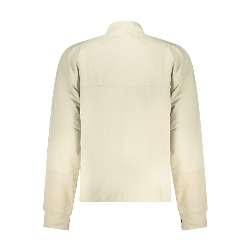 GUESS JEANS FELPA CON ZIP UOMO BEIGE