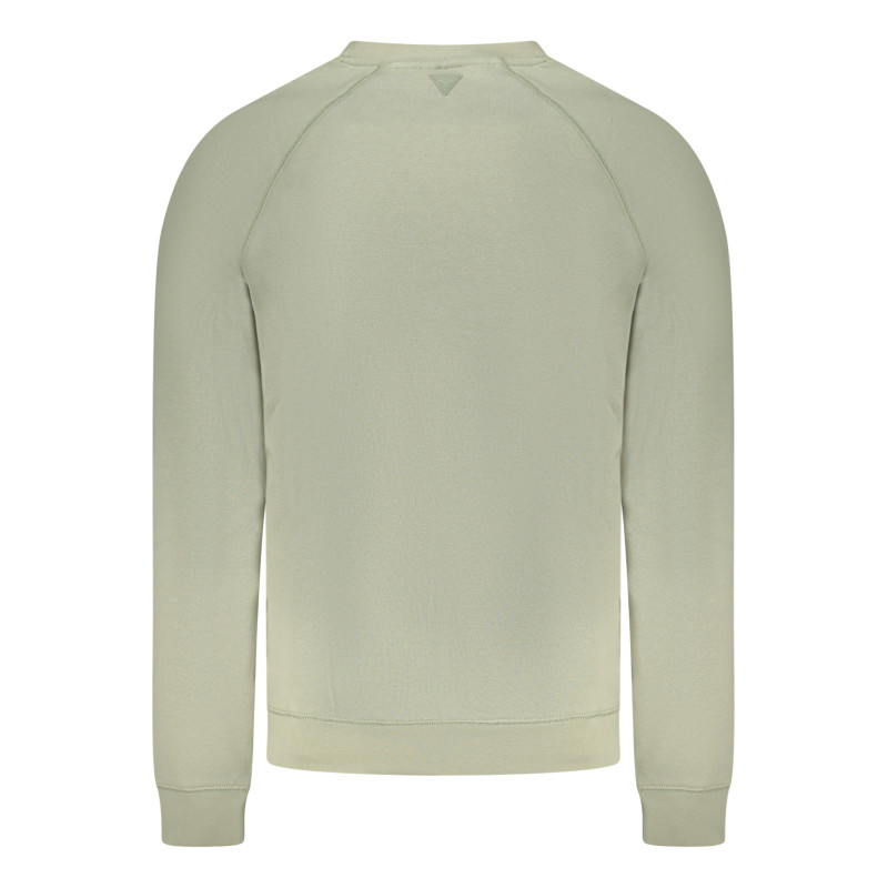 GUESS JEANS FELPA SENZA ZIP UOMO VERDE