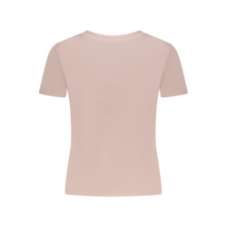GUESS JEANS WOMEN'S SHORT SLEEVE T-SHIRT PINK