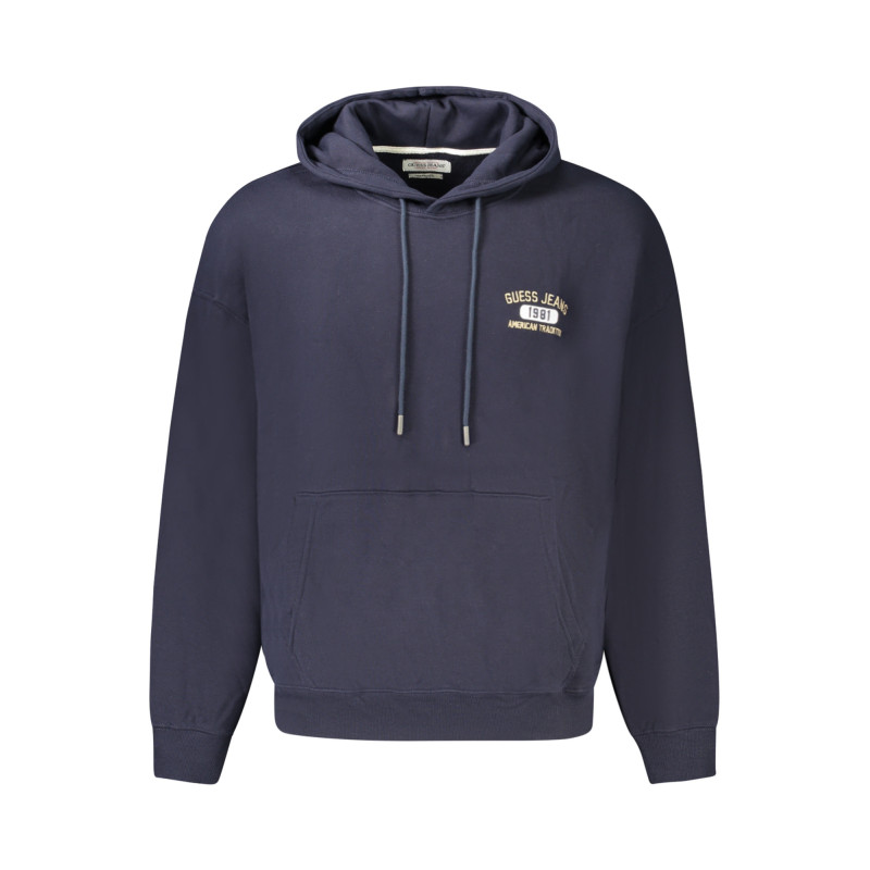 SUDADERA GUESS JEANS SIN CREMALLERA HOMBRE AZUL