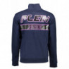 PLEIN SPORT HERREN SWEATSHIRT BLAU MIT REISSVERSCHLUSS