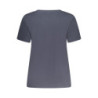 PEPE JEANS T-SHIRT MANICHE CORTE DONNA BLU