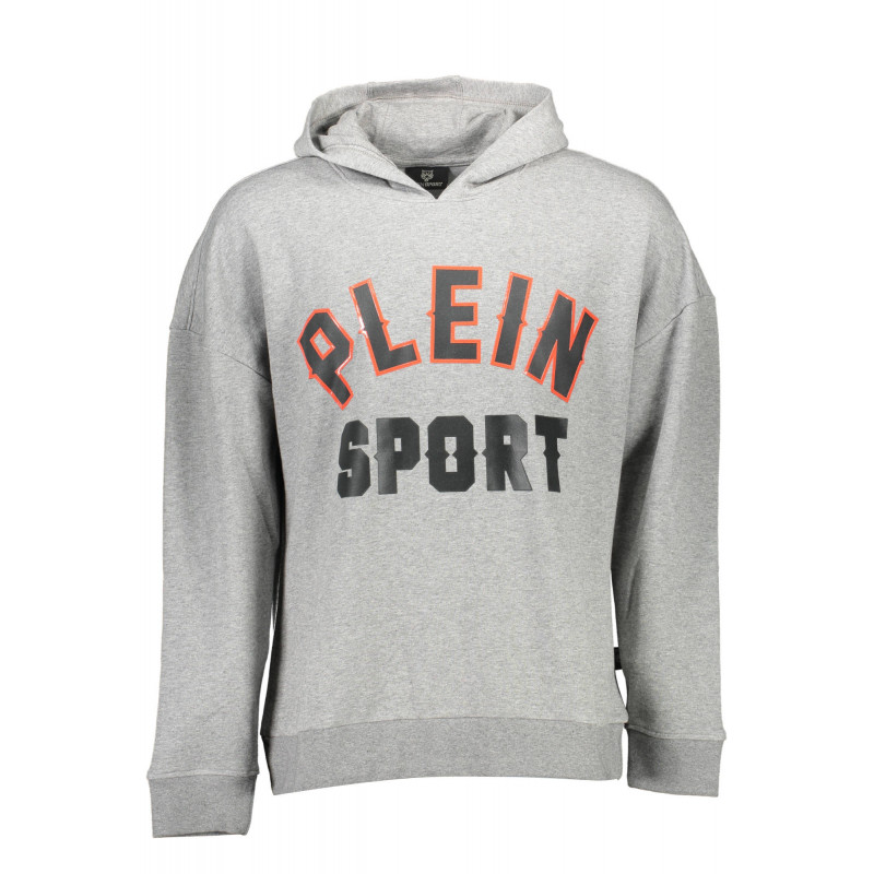 SWEAT PLEIN SPORT SANS ZIP HOMME GRIS