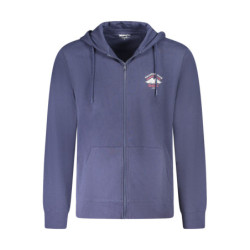 WRANGLER MEN'S ZIP-UP SWEATSHIRT BLUE