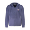 WRANGLER MEN'S ZIP-UP SWEATSHIRT BLUE