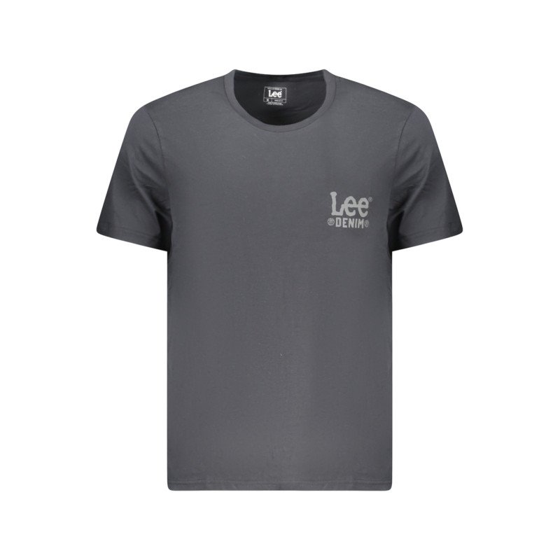 T-SHIRT À MANCHES COURTES POUR HOMMES LEE NOIR