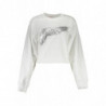 GUESS JEANS SWEAT-SHIRT SANS ZIP FEMME BLANC