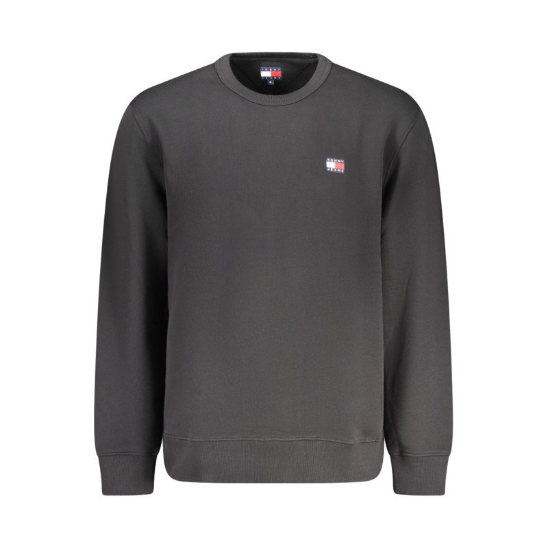 SWEAT-SHIRT ZIPPÉ NOIR POUR HOMMES TOMMY HILFIGER