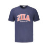 CAMISETA FILA MANGA CORTA HOMBRE AZUL