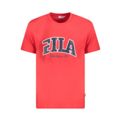 CAMISETA FILA MANGA CORTA HOMBRE ROJA