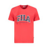 T-SHIRT À MANCHES COURTES POUR HOMMES FILA ROUGE