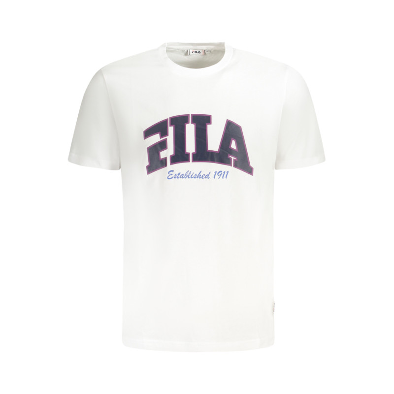 FILA T-SHIRT MANICHE CORTE UOMO BIANCO