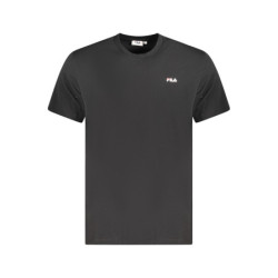 CAMISETA FILA MANGA CORTA HOMBRE NEGRA