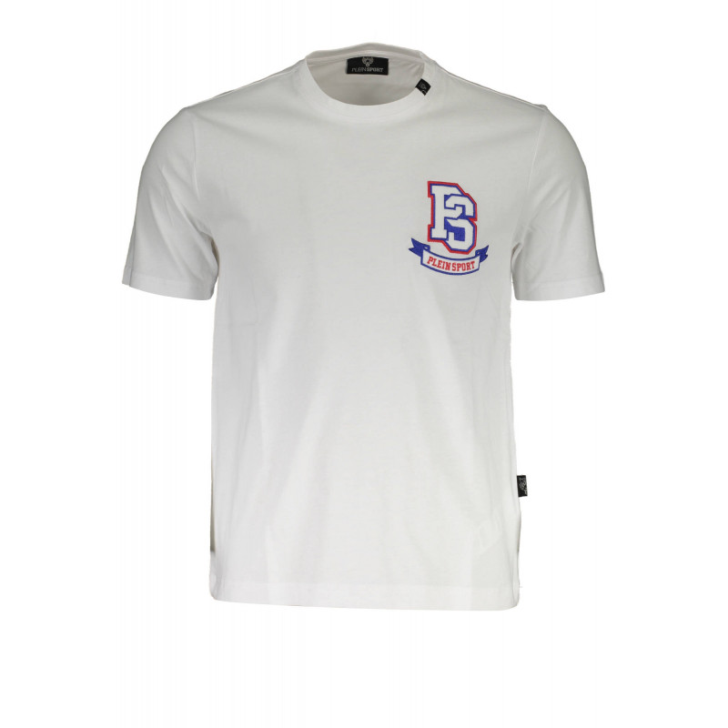 T-SHIRT MANCHES COURTES HOMME PLEIN SPORT BLANC