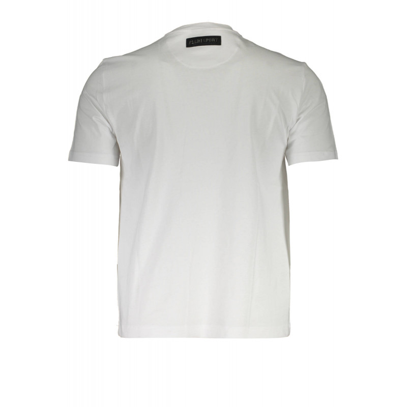 PLEIN SPORT T-SHIRT MANICHE CORTE UOMO BIANCO