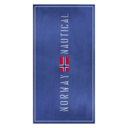 NORWEGEN 1963 UNISEX BLAUES STRANDTUCH