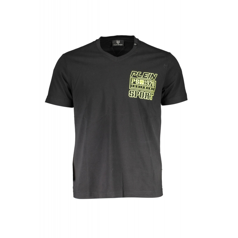 T-SHIRT MANCHES COURTES HOMME PLEIN SPORT NOIR