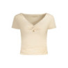 T-SHIRT À MANCHES COURTES GUESS JEANS FEMME ROSE