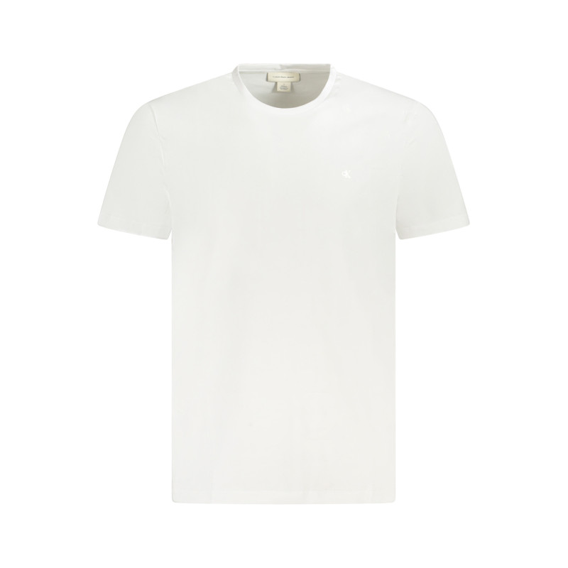 T-SHIRT À MANCHES COURTES POUR HOMMES CALVIN KLEIN BLANC