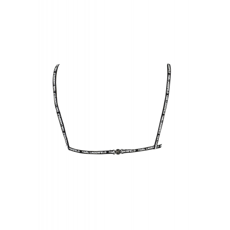 KARL LAGERFELD BADEANZUGTEILE OBEN FRAU SCHWARZ