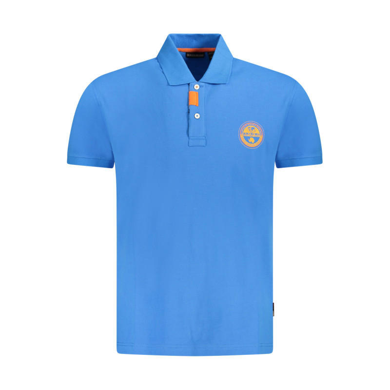 NAPAPIJRI POLO MANICHE CORTE UOMO BLU