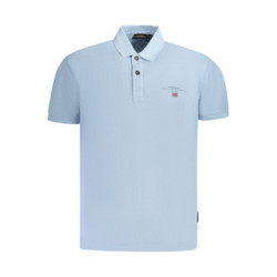 POLO NAPAPIJRI MANGA CORTA HOMBRE AZUL