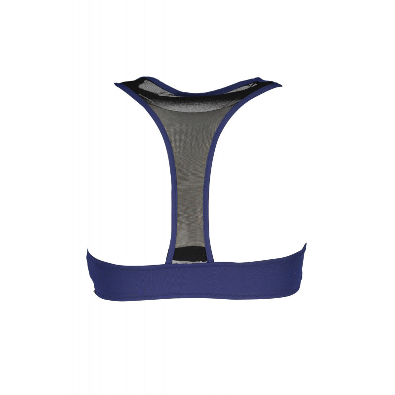 KARL LAGERFELD BADEANZUGTEILE ÜBER BLAUE FRAU