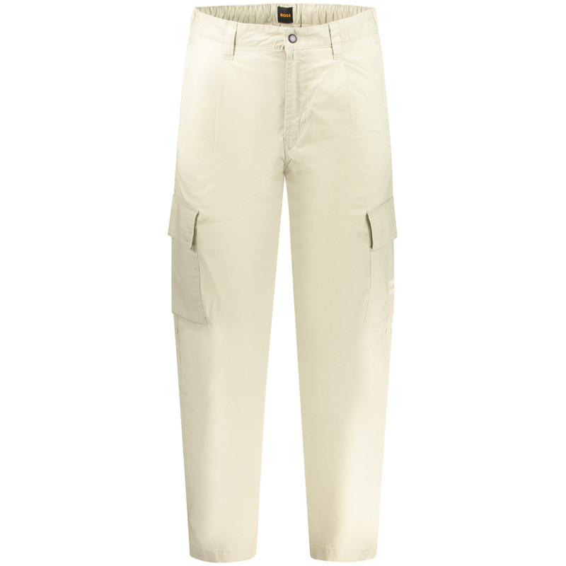 BOSS PANTALONE UOMO BEIGE